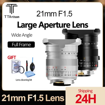 TTArtisan 21 мм F1.5 Полнокадровый Объектив камеры Широкоугольный Объектив с большой Диафрагмой для Leica M-Mount Leica M-M240 M3 M6 M7 M8 M9 M9p M10