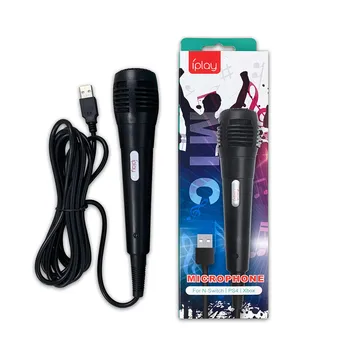 USB Проводной микрофон Караоке Микрофон для Nintendo Switch Wii PS4 Xbox PC Компьютерный Конденсаторный записывающий микрофон сверхширокого диапазона