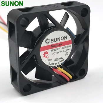 Для Sunon ME40101V1-000C-G99 40*40*10 мм 40 мм DC 12 В 90 мА 1,08 Вт 7000 об/мин 8,0 CFM 32 дБ (A) мини-вентилятор охлаждения