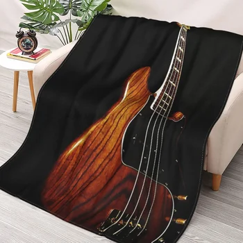 Одеяла для джазовых басов, фланелевое ультрамягкое теплое одеяло для пикника, покрывало на кровать