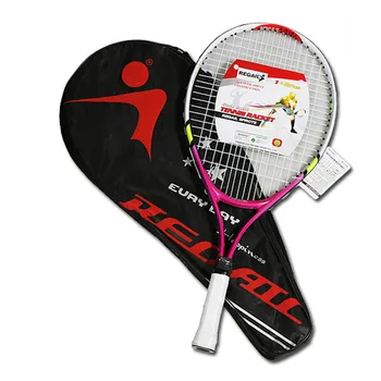 Усовершенствованная детская теннисная ракетка из алюминиевого сплава, молодежная маленькая теннисная ракетка для начинающих, подходит для новичков