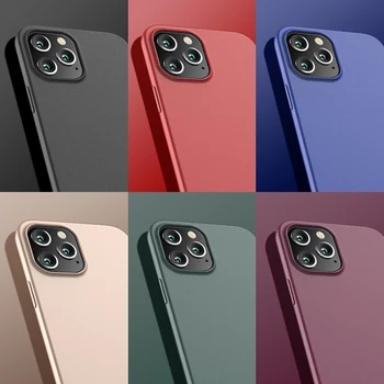 Чехол для телефона X-level Pipilu Ультратонкий Из Тпу, Полностью Защитный, Матовый, Мягкий Для Apple Iphone 12 Iphone12 Pro Max 5.4 6.1 6.7 Mini Cover